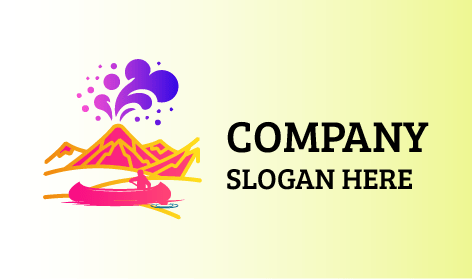 Kürek Teknesi Volkan Logosu