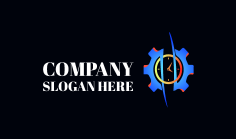Logo Jam Tangan Mekanik Biru