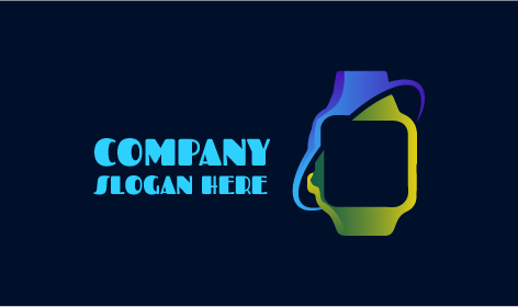 Logo Elegante Per Orologio Digitale