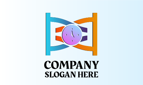 Logo Dell'orologio Da Parete In Tonalità Chiara