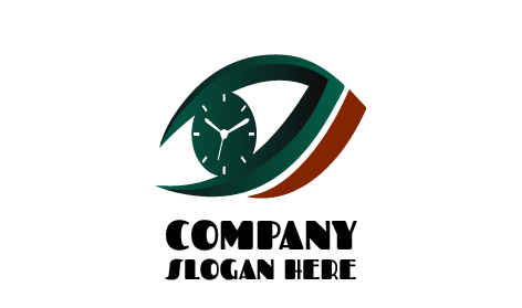 Luxury Green Watch Logo