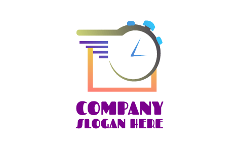 Logo Jam Tangan Cepat Modern