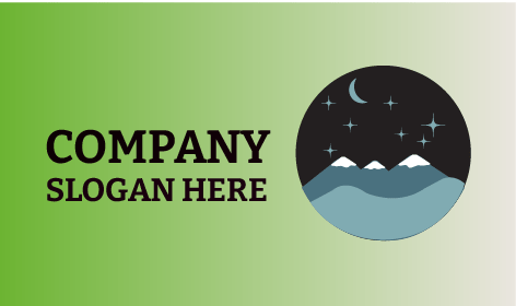 Premium Manzara Kış Logosu