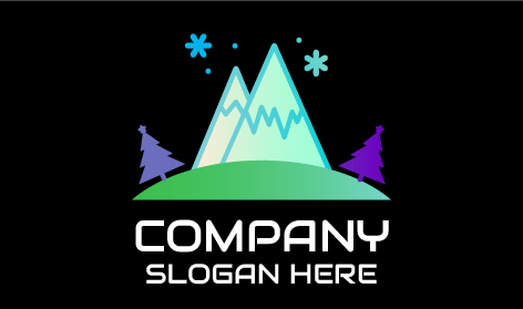 Purple Fraser Firs Winter Logo