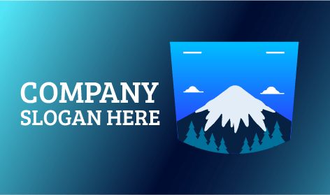 Karla Kaplı Dağ Kış Ücretsiz Logo