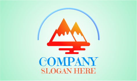 Işıltılı Turuncu Kış Logosu