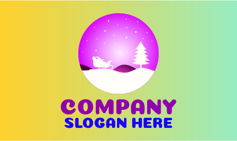 Logo Musim Dingin Petualangan Yang Mendebarkan