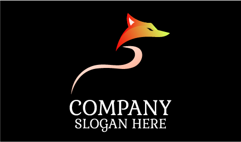 Logótipo Minimalista Assistente de Lobo Selvagem