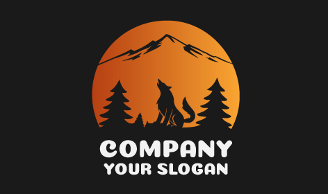 Berg-Schwarzwolf-Logo