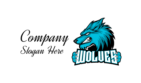 Logo Del Branco Di Lupi Selvaggi