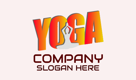 Stylized Yoga Wordmark Logo