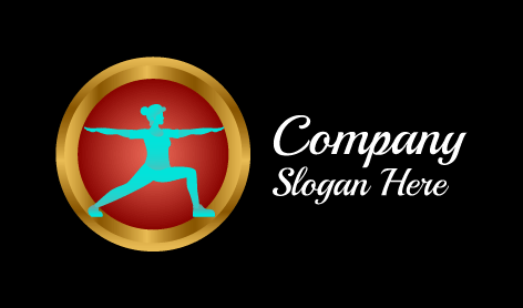 Savaşçı Ii Pozu Yoga Logosu